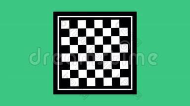 带有ALPHA透明通道的国际象棋棋盘PNG格式